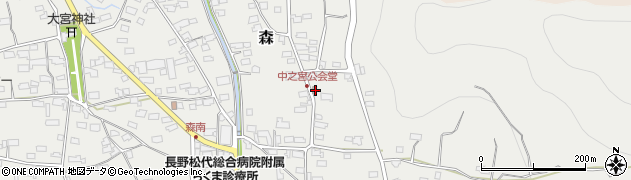 長野県千曲市森2426周辺の地図