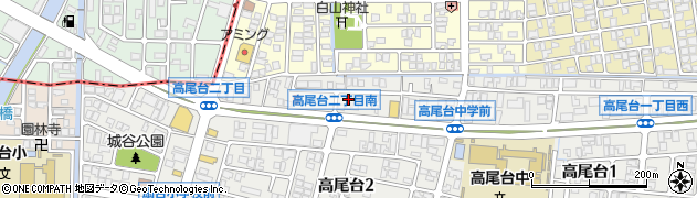 石川県金沢市高尾台2丁目周辺の地図