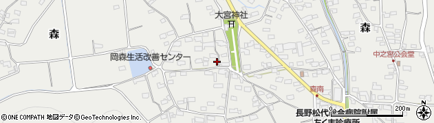 長野県千曲市森1088周辺の地図