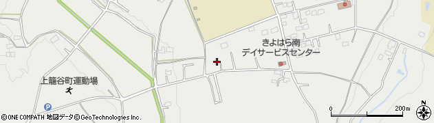 栃木県宇都宮市上籠谷町3808周辺の地図