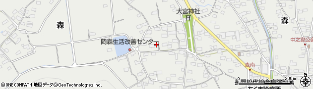 長野県千曲市森1077周辺の地図