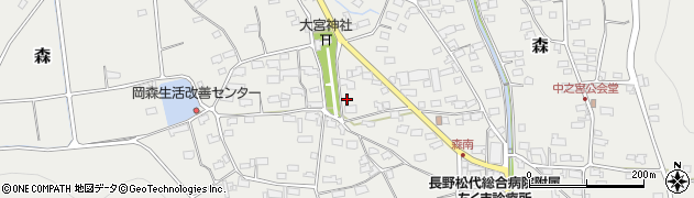 長野県千曲市森1225周辺の地図