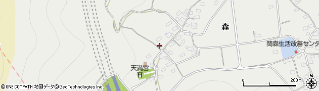 長野県千曲市森893周辺の地図