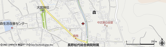 長野県千曲市森1166周辺の地図