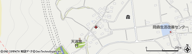 長野県千曲市森887周辺の地図
