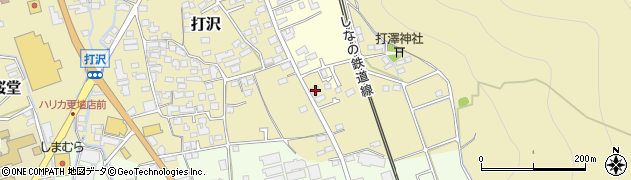 長野県千曲市打沢166周辺の地図