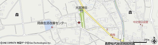 長野県千曲市森1090周辺の地図