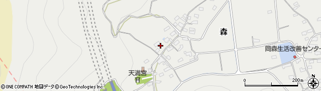 長野県千曲市森896周辺の地図
