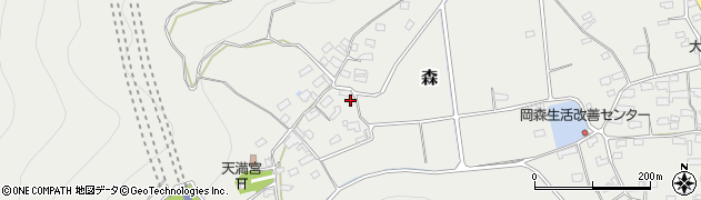 長野県千曲市森880周辺の地図