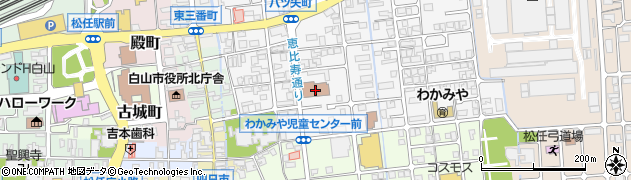 松任郵便局 ＡＴＭ周辺の地図