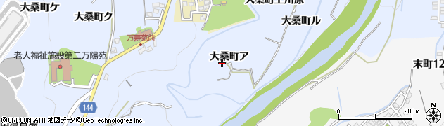 石川県金沢市大桑町（ア）周辺の地図