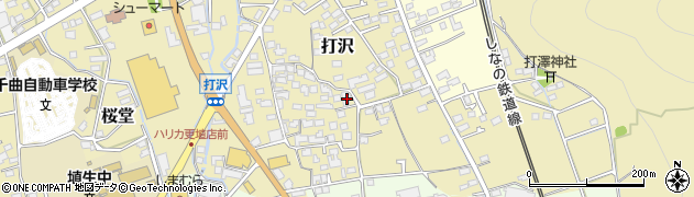 長野県千曲市打沢76周辺の地図