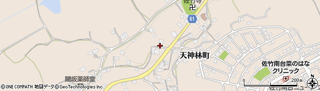 茨城県常陸太田市天神林町2343周辺の地図