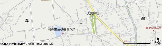 長野県千曲市森1081周辺の地図