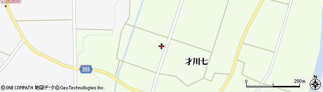 富山県南砺市才川七1666周辺の地図