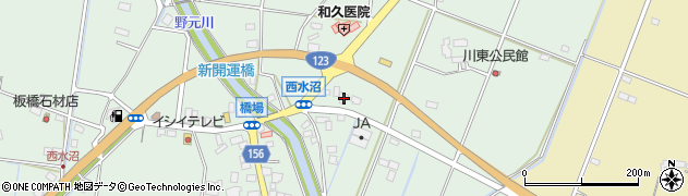 栃木県芳賀郡芳賀町西水沼82周辺の地図