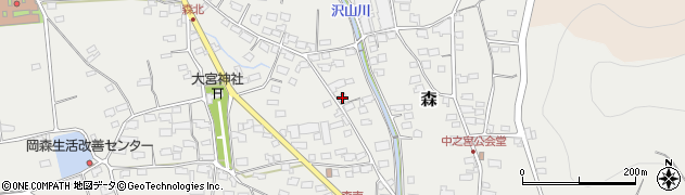 長野県千曲市森1169周辺の地図