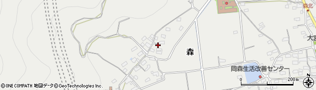 長野県千曲市森874周辺の地図