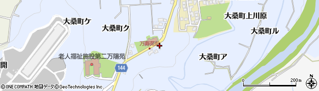 石川県金沢市大桑町（中ノ大平）周辺の地図