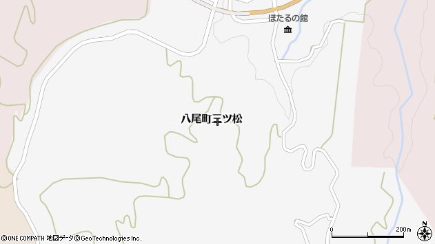 〒939-2452 富山県富山市八尾町三ツ松の地図