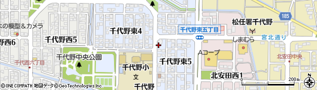 木谷綜合学園　千代野教室周辺の地図