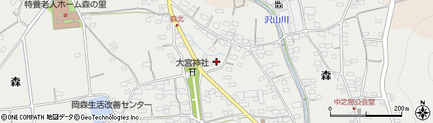 長野県千曲市森1109周辺の地図
