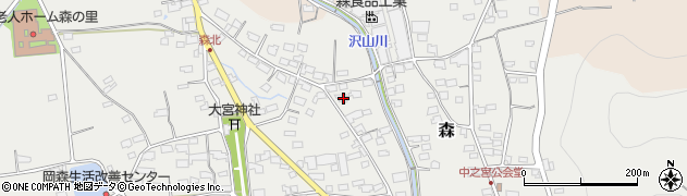 長野県千曲市森1163周辺の地図