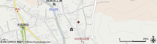 長野県千曲市森2491周辺の地図