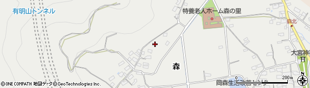 長野県千曲市森869周辺の地図