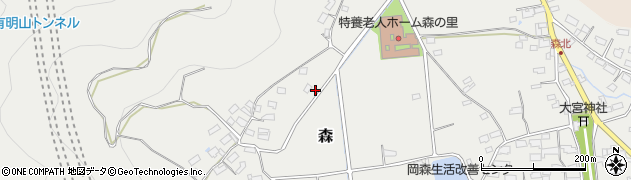 長野県千曲市森824周辺の地図
