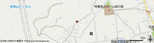 長野県千曲市森868周辺の地図