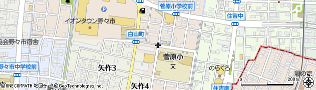 菅原小学校周辺の地図