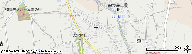 長野県千曲市森1112周辺の地図