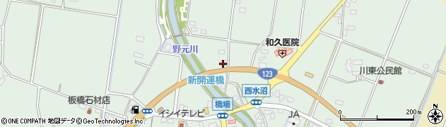 栃木県芳賀郡芳賀町西水沼203周辺の地図