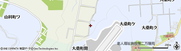 石川県金沢市大桑町中尾山74周辺の地図