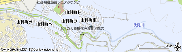 石川県金沢市山科町東77周辺の地図