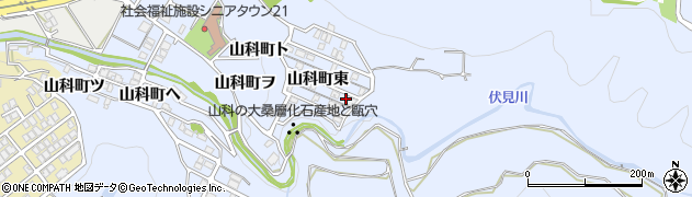 石川県金沢市山科町東60周辺の地図