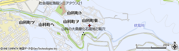 石川県金沢市山科町東75周辺の地図