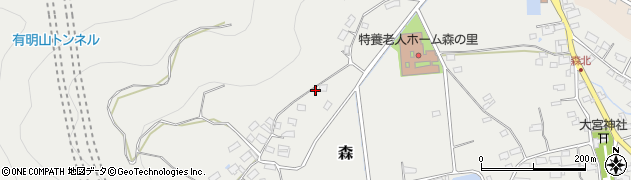 長野県千曲市森858周辺の地図