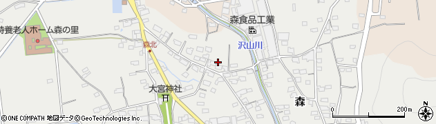 長野県千曲市森1146周辺の地図