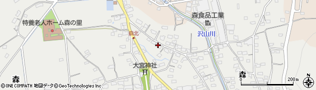長野県千曲市森1116周辺の地図