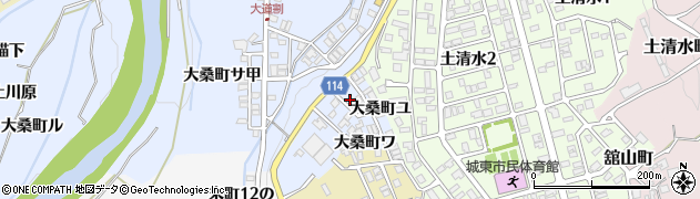 石川県金沢市大桑町ユ2周辺の地図