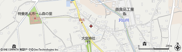 長野県千曲市森1117周辺の地図