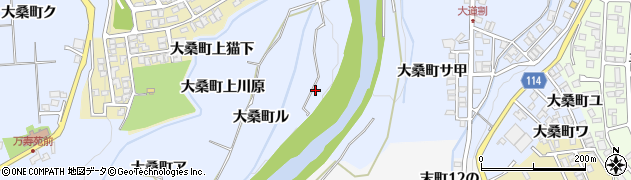 石川県金沢市大桑町（ヲ）周辺の地図