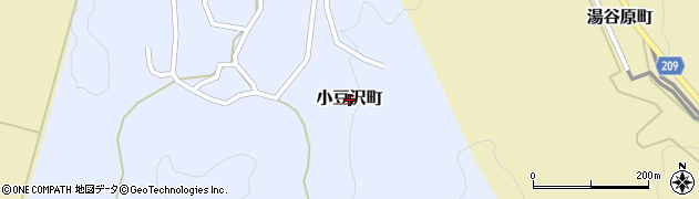 石川県金沢市小豆沢町周辺の地図