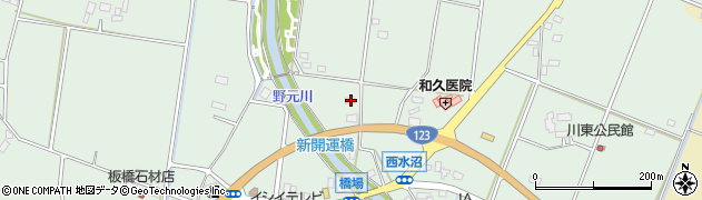 栃木県芳賀郡芳賀町西水沼406周辺の地図