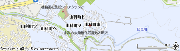 石川県金沢市山科町東67周辺の地図