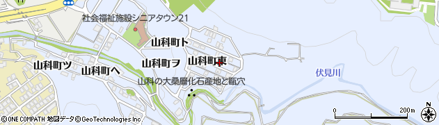 石川県金沢市山科町東54周辺の地図