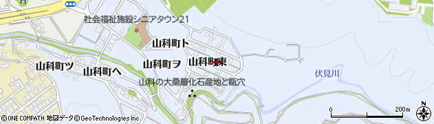 石川県金沢市山科町東53周辺の地図