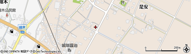 富山県南砺市是安1460周辺の地図